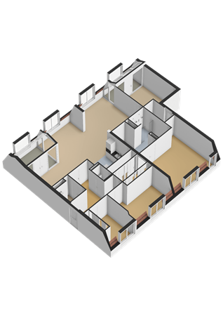 Floorplan - De Meent 18, 3751 DT Bunschoten-Spakenburg